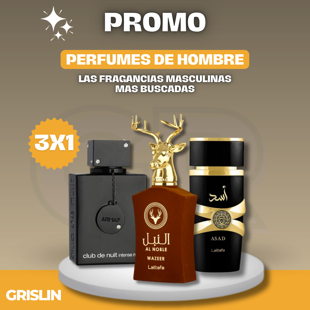 3x1 | Perfumes Árabes de hombre