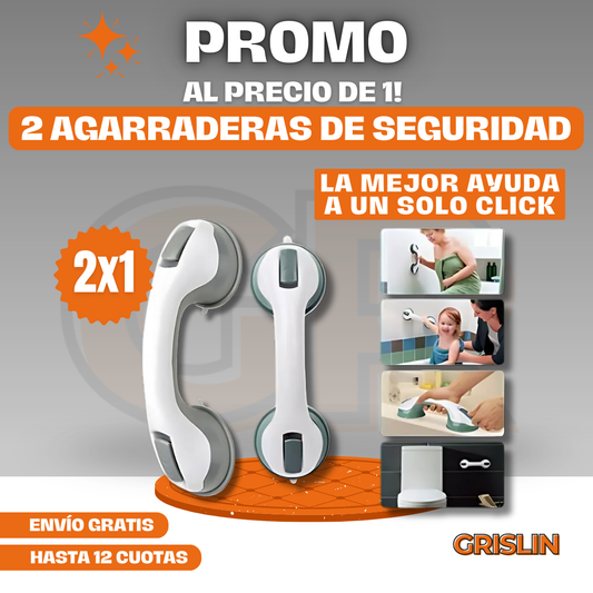 2X1! Agarraderas de SEGURIDAD Para DUCHAS