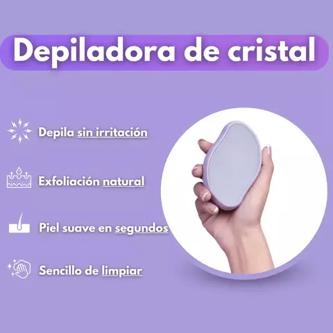 PROMO 2X1! Depiladora de Cristal + Depilador de Cejas DE REGALO!