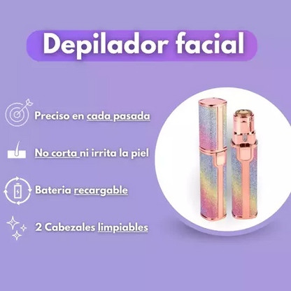 PROMO 2X1! Depiladora de Cristal + Depilador de Cejas DE REGALO!