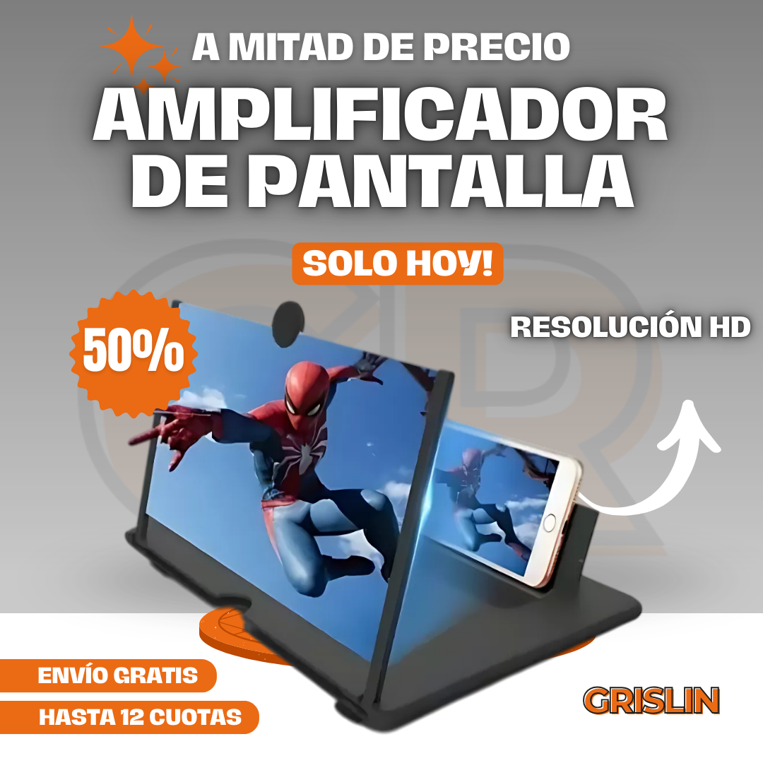 2x1 Amplificador de Pantalla - Mira tus videos favoritos en HD Y 3D!