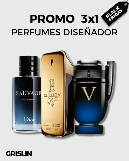 3x1 | Perfumes de Hombre  Sauvage Dior + One Million +  Invictus Victory