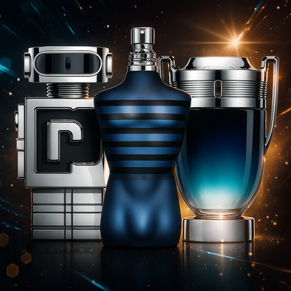 3x1 | Perfumes de Hombre  Phantom + Jean Paul Gaultier +  Invictus Legend