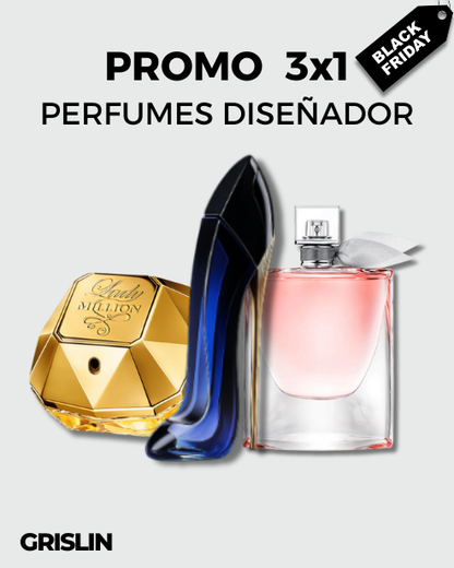 3X1 | COMBO DE LUJO LADY MILLION + GOOD GIRL + LA VIDA ES BELLA