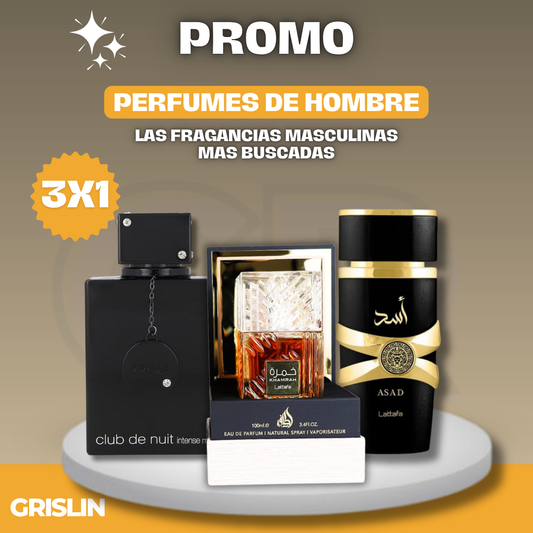 3x1 | Perfumes Árabes de hombre