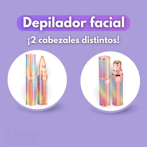 PROMO 2X1! Depiladora de Cristal + Depilador de Cejas DE REGALO!