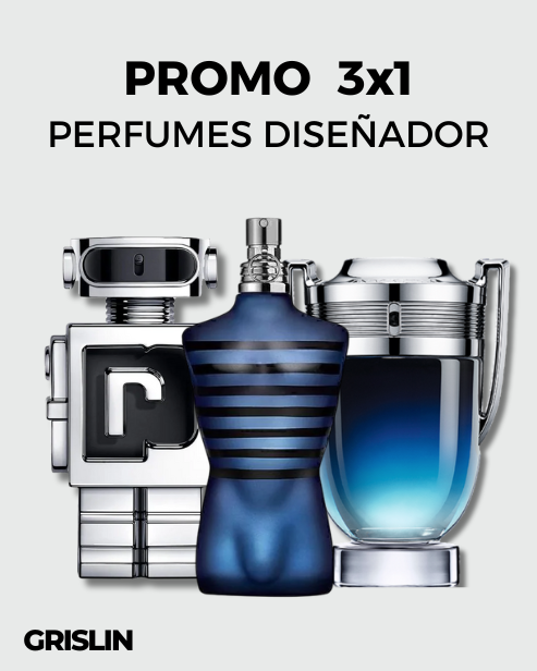 3x1 | Perfumes de Hombre  Phantom + Jean Paul Gaultier +  Invictus Legend