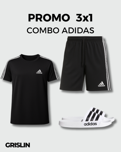 Promo 3x1 Remera | Short | Ojotas