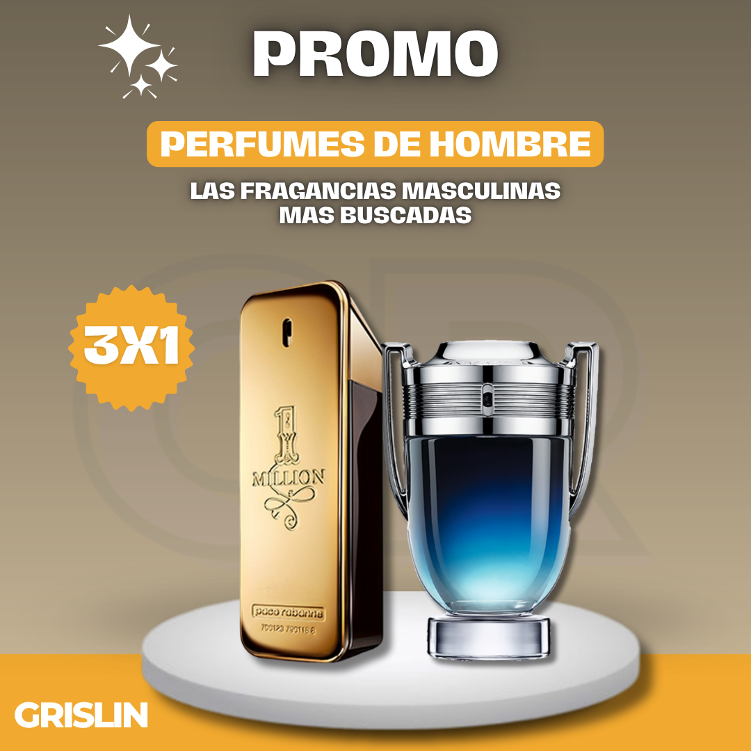 2x1 | Perfumes de Hombre One Million + Invictus