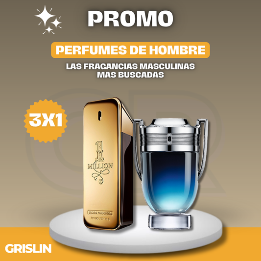 2x1 | Perfumes de Hombre One Million + Invictus