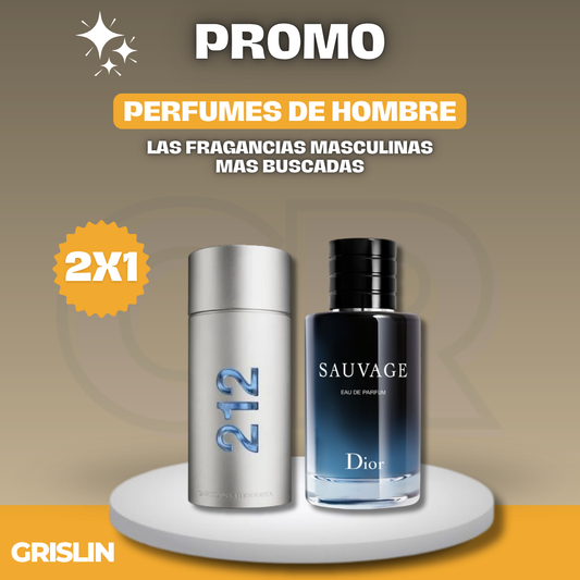 2x1 | Perfumes de Hombre 212 + Sauvage